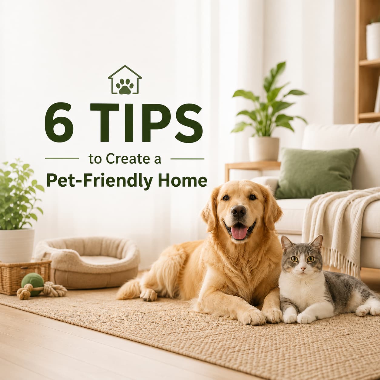 6 Tips to Create a Pet-Friendly Home