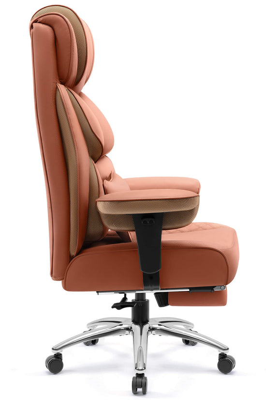Widened Big and Tall Leather Executive Back Support Office Chair 309