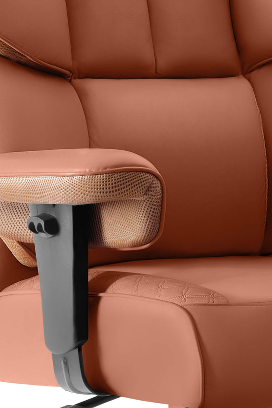 Widened Big and Tall Leather Executive Back Support Office Chair 309