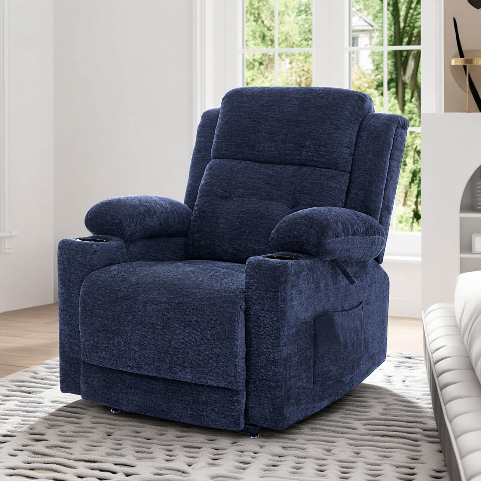 Zero Gravity Infinite Position Power Lift Recliner Chair W/ Massage and Heating