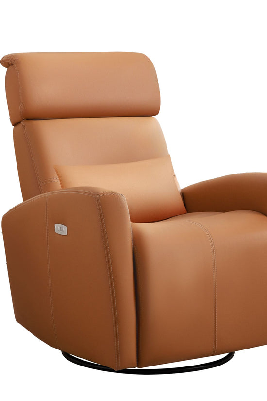 Power Swivel Recliner with Adjustable Headrest 6938