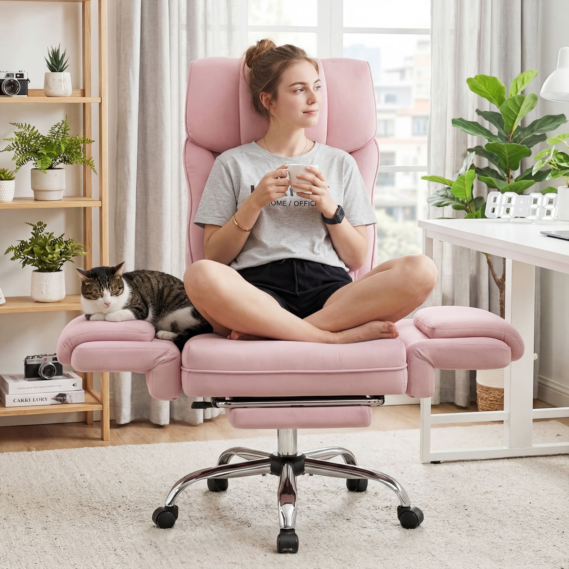 Big and Tall Executive Office Chair with Ergonomic Lumbar Support 6088