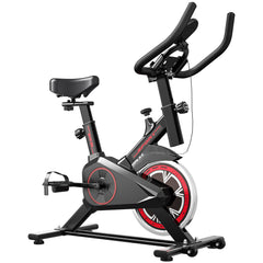 Primy Exercise Bike Indoor Stationary Cycling Bike for Home 300 Lbs Weight Capacity, 100 Resistance Home Cardio Leg Workout with LED Monitor Silent Belt Drive