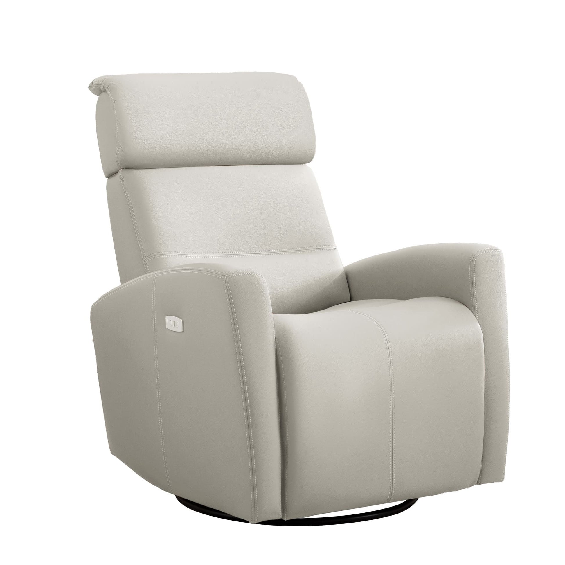 Power Swivel Recliner with Adjustable Headrest 6938