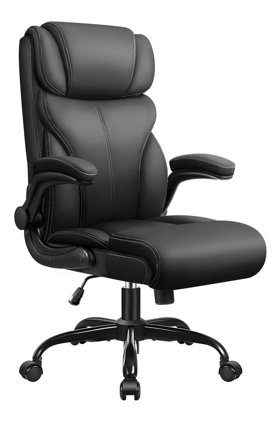 Big and Tall Leather Executive Back Support Office Chair 5066H