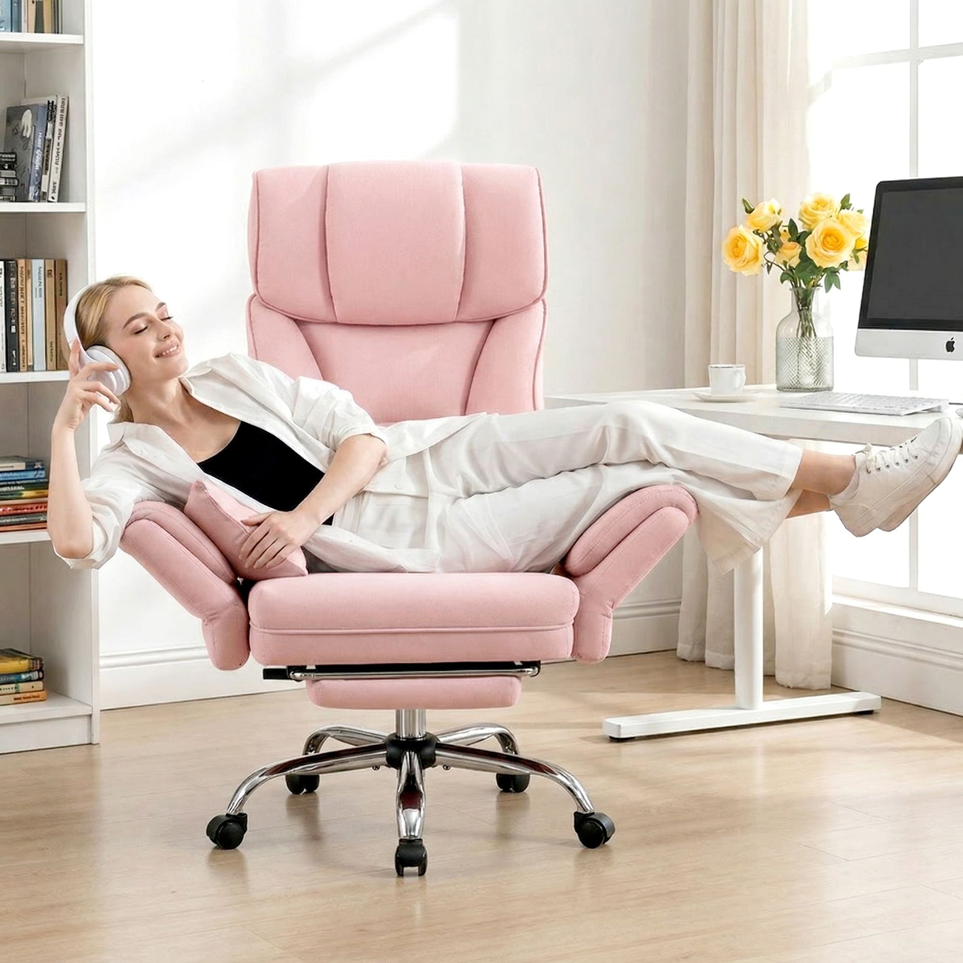 Big and Tall Executive Office Chair with Ergonomic Lumbar Support 6088