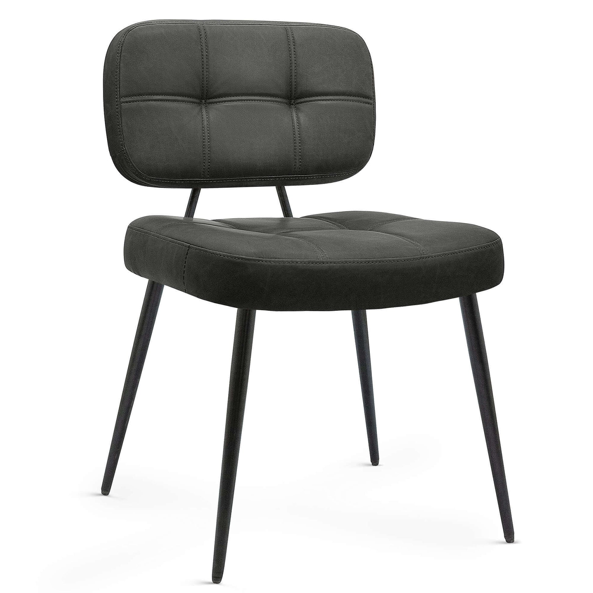 Upholstered Side Dining Chairs Set of 2