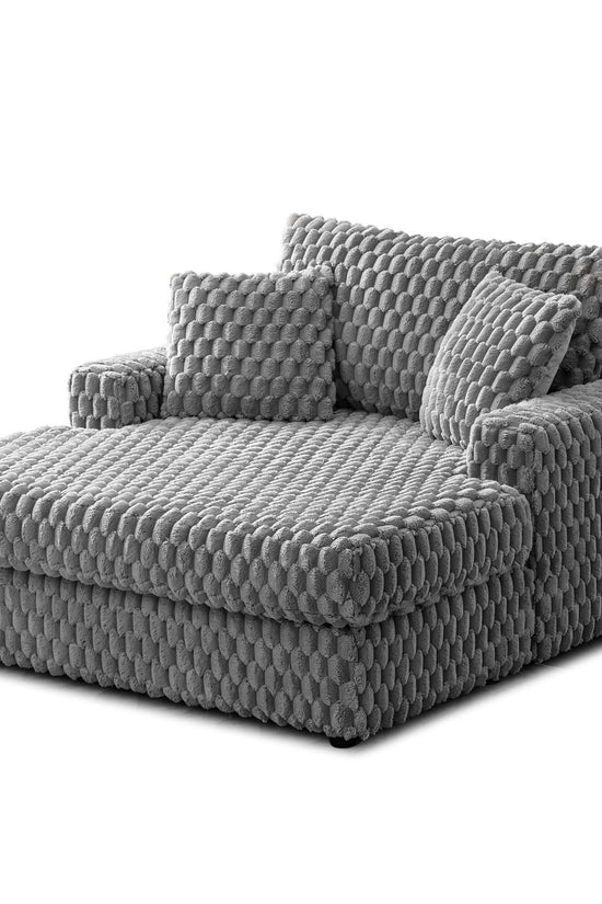 Comfy Cloud Fur Upholstered Sleeper Sofa