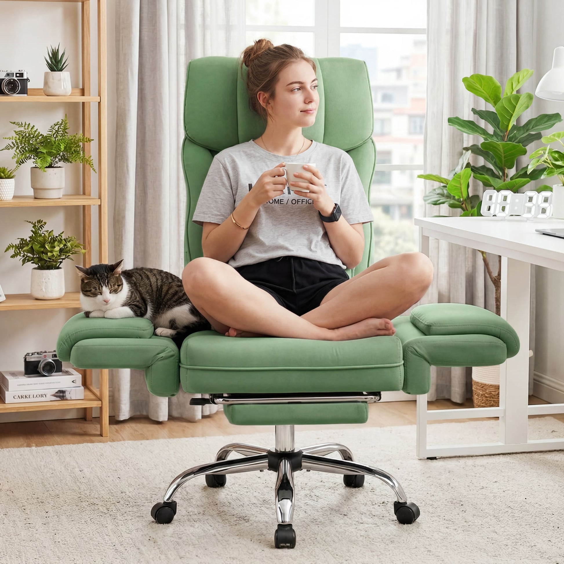 Big and Tall Executive Office Chair with Ergonomic Lumbar Support 6088