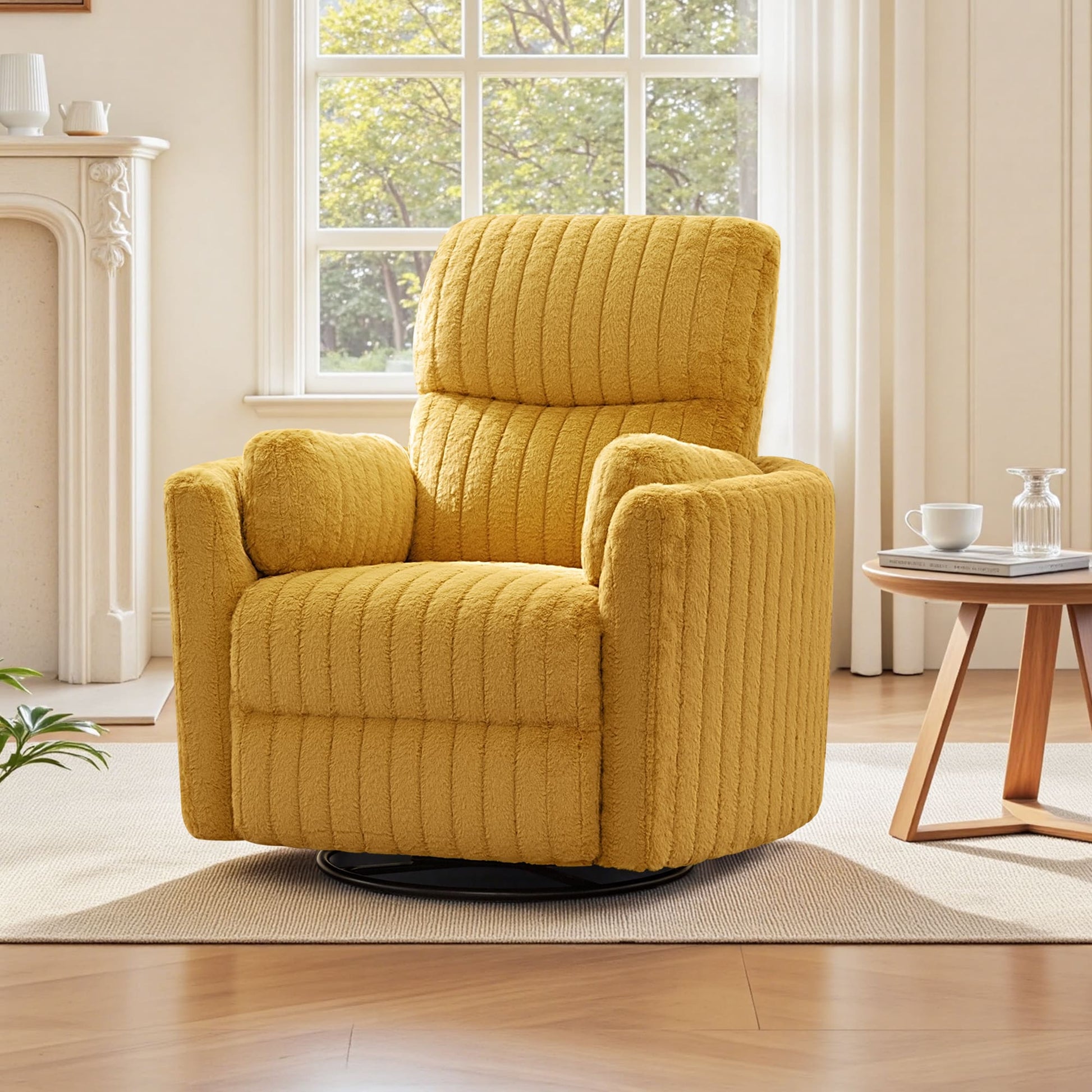 Nursery Power Glider Recliner Chair with USB Ports and Footrest