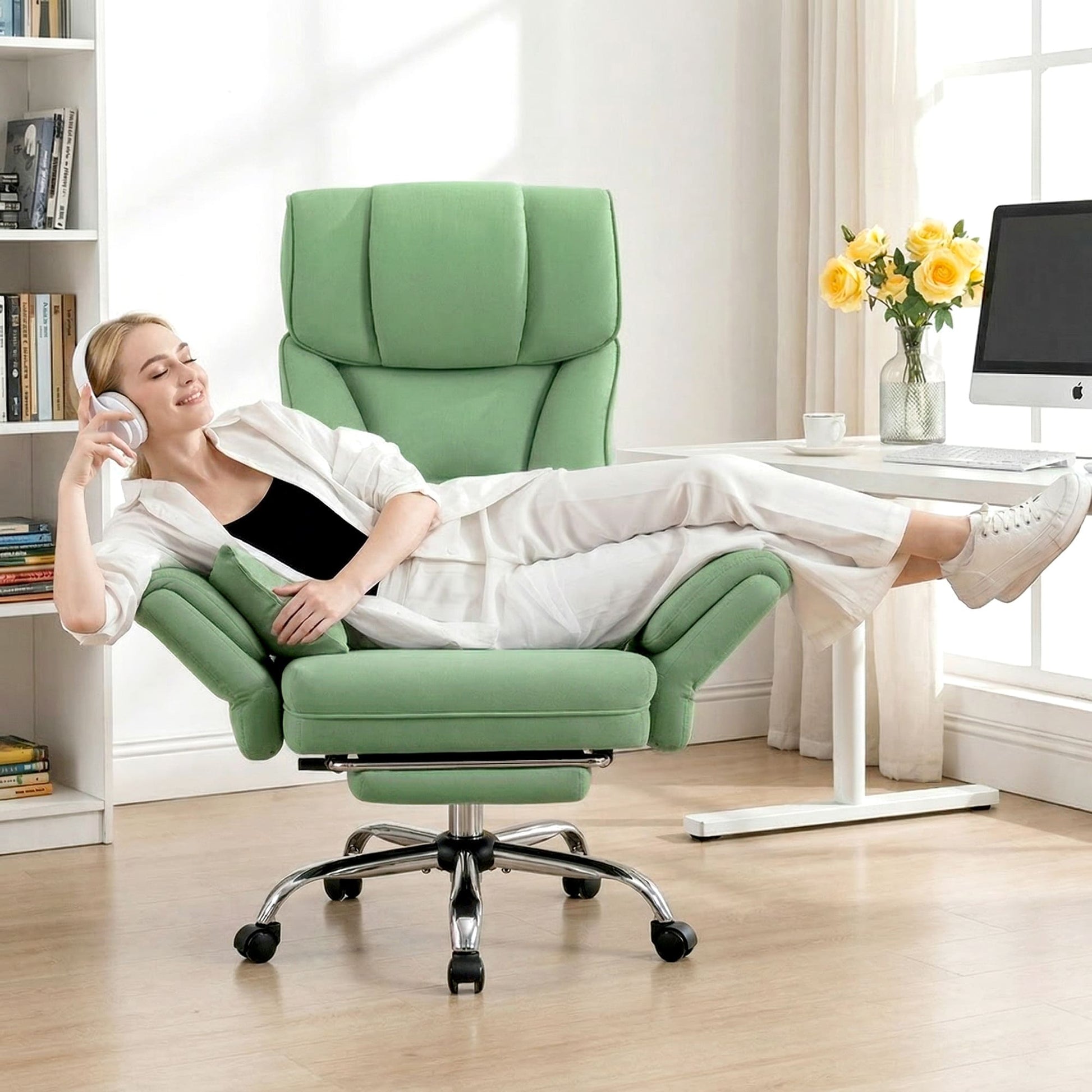 Big and Tall Executive Office Chair with Ergonomic Lumbar Support 6088