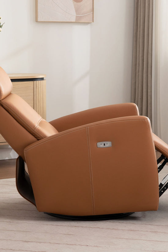 Power Swivel Recliner with Adjustable Headrest 6938