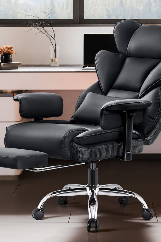 Big and Tall Leather Executive Back Support Office Chair