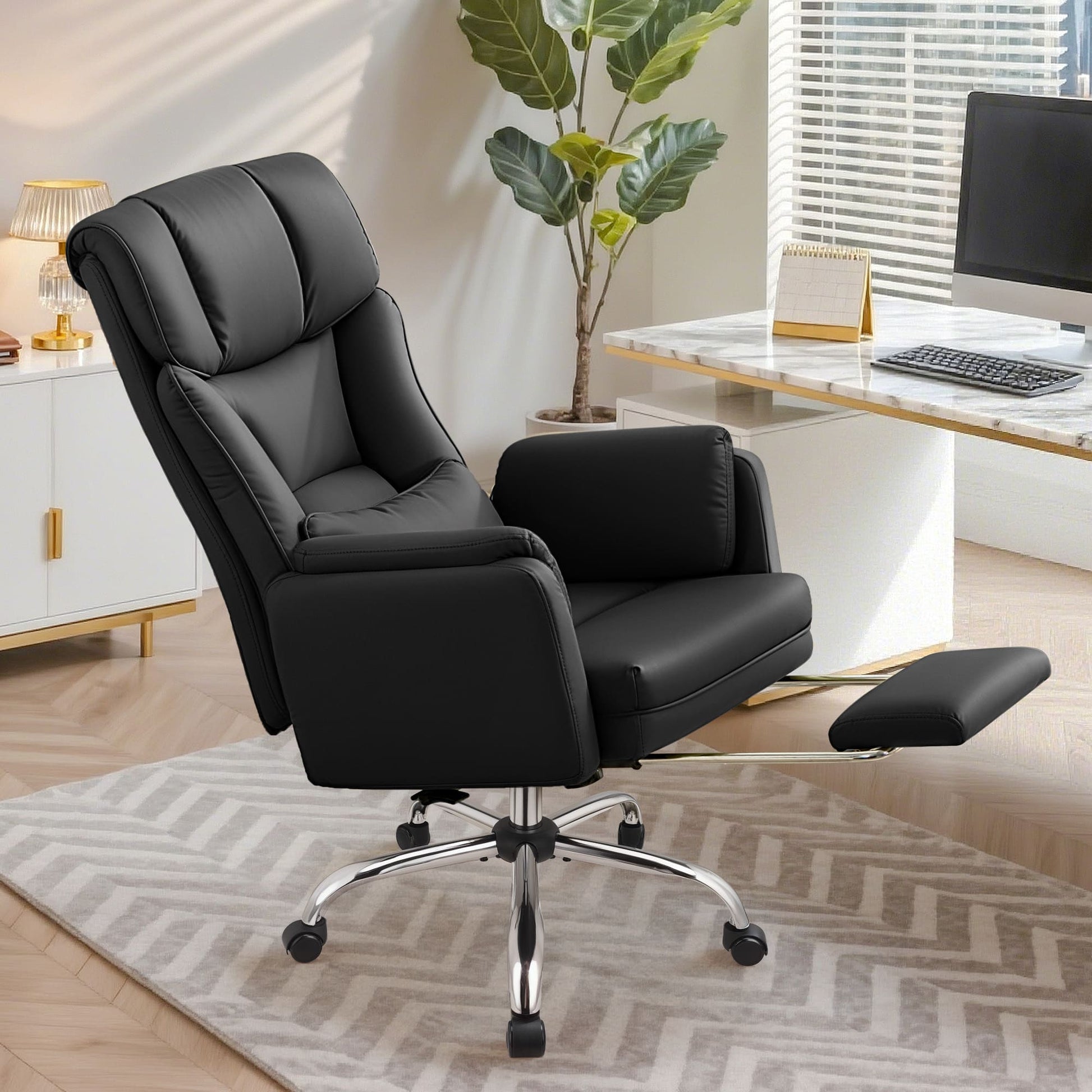 Big and Tall Executive Office Chair with Ergonomic Lumbar Support 6088