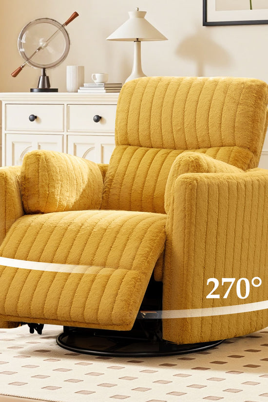 Nursery Power Glider Recliner Chair with USB Ports and Footrest