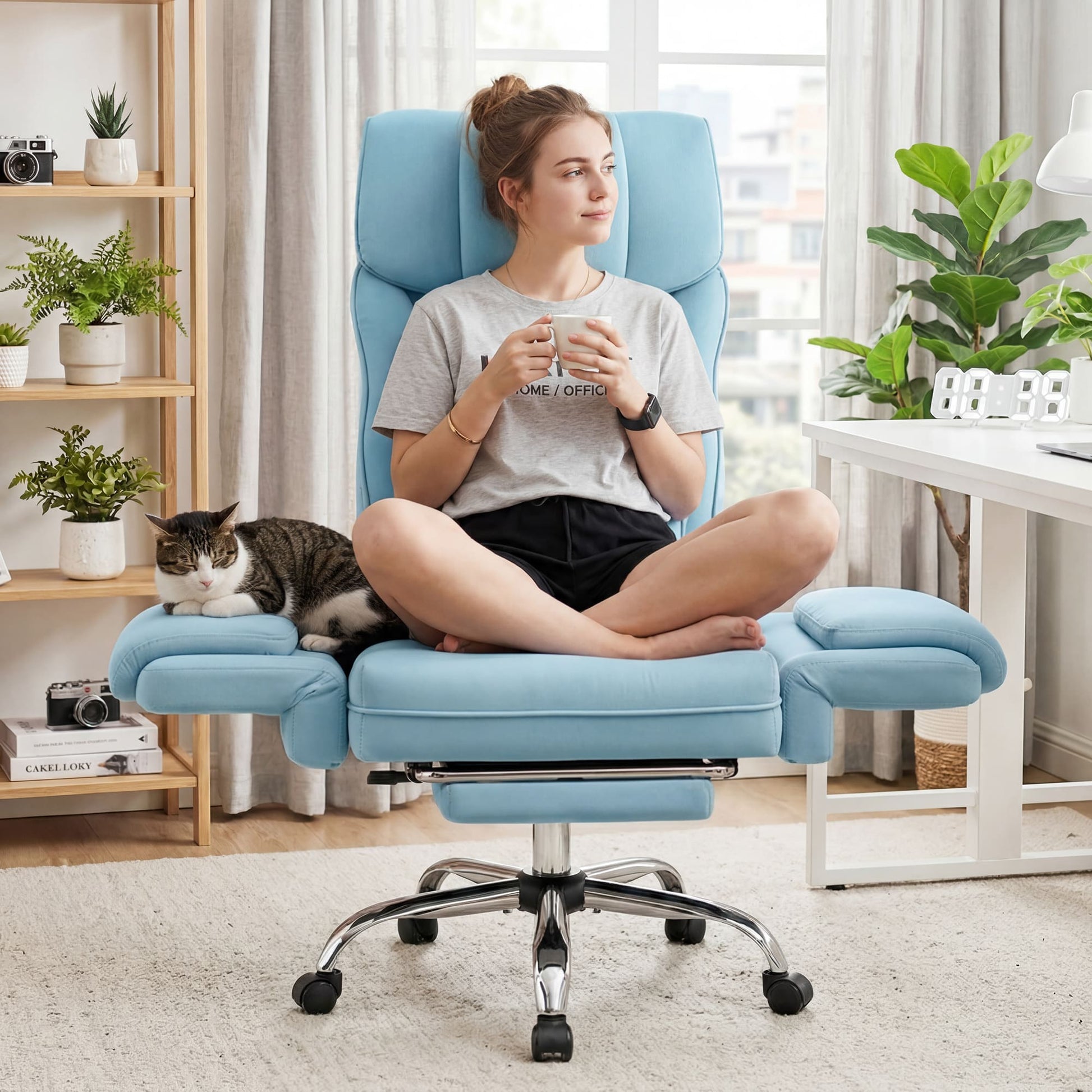 Big and Tall Executive Office Chair with Ergonomic Lumbar Support 6088