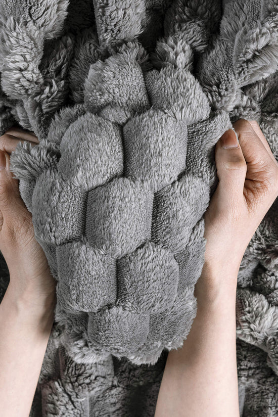 Comfy Cloud Fur Upholstered Sleeper Sofa