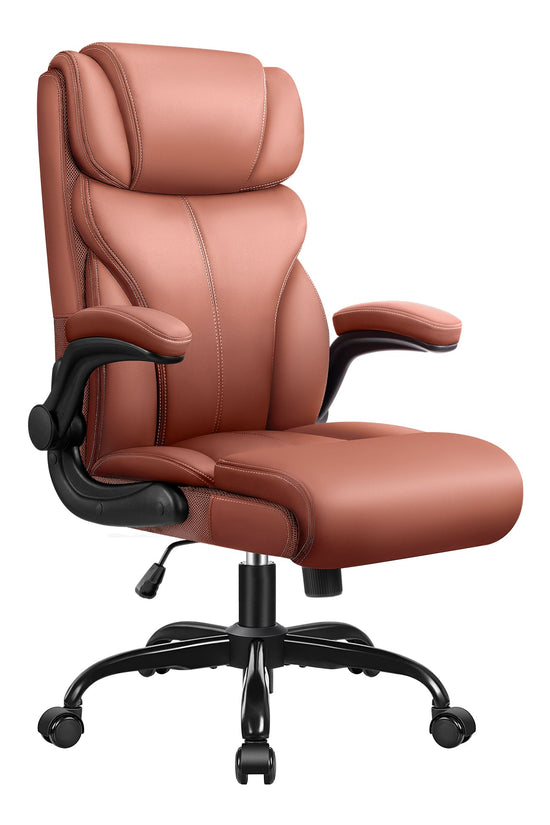 Big and Tall Leather Executive Back Support Office Chair 5066H