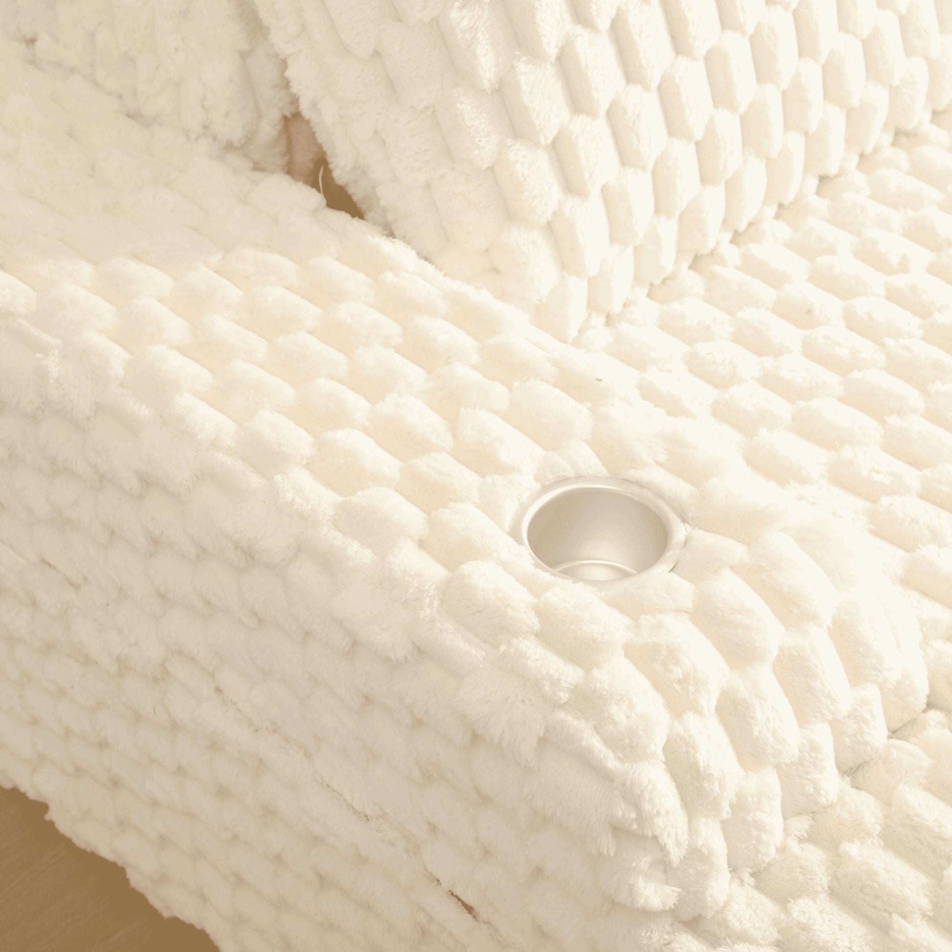 74.8" Oversize Corduroy Double Lounge Chaise Sofa Bed