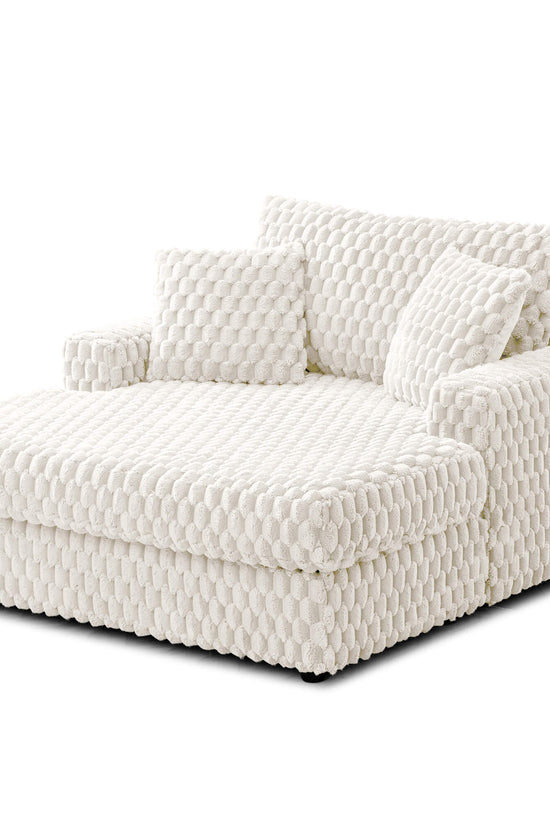 Comfy Cloud Fur Upholstered Sleeper Sofa