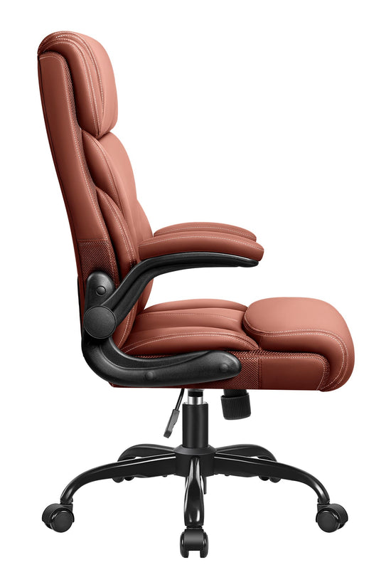 Big and Tall Leather Executive Back Support Office Chair 5066H