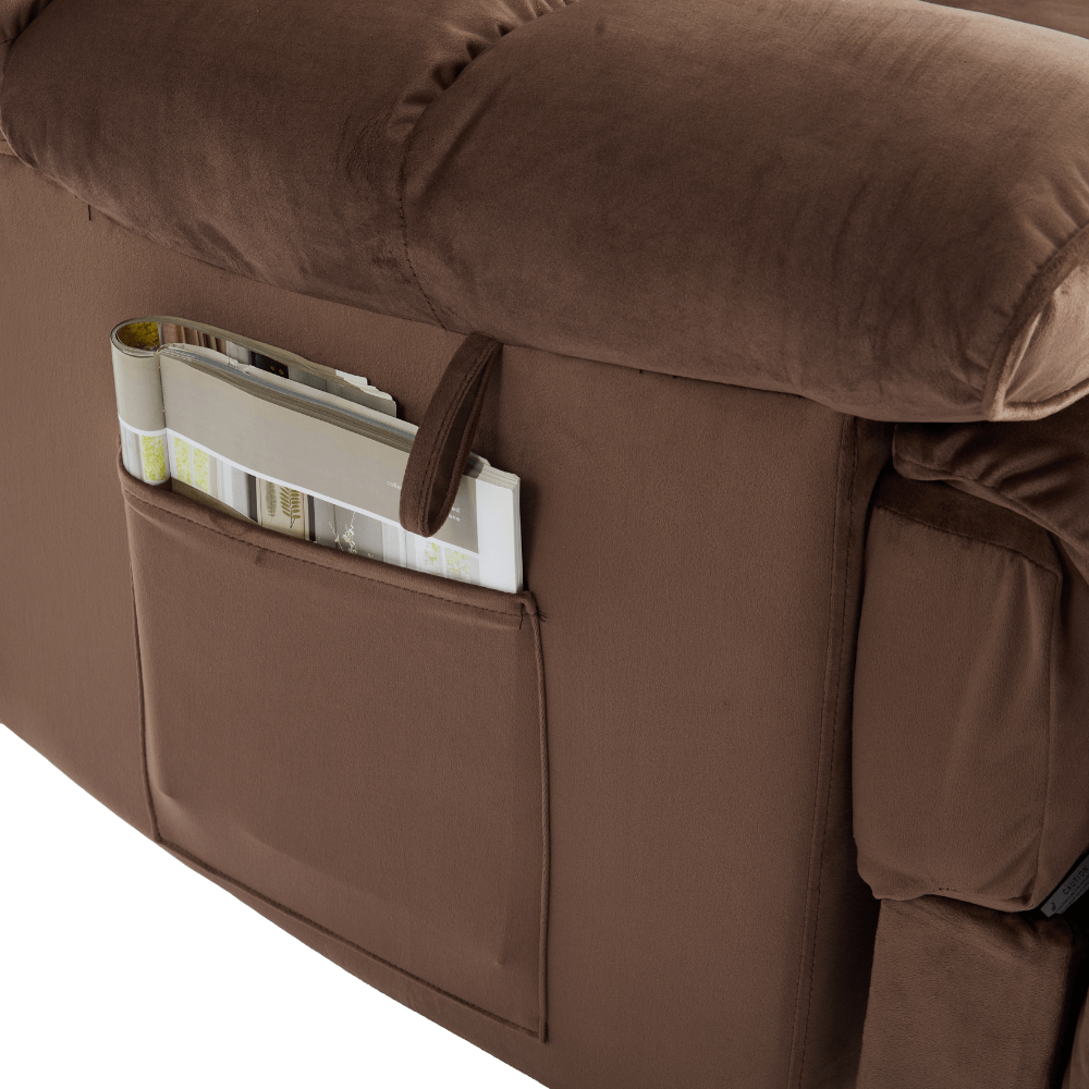 Infinite Position Power Lift Recliner Chair with Massage and Heating for Elderly