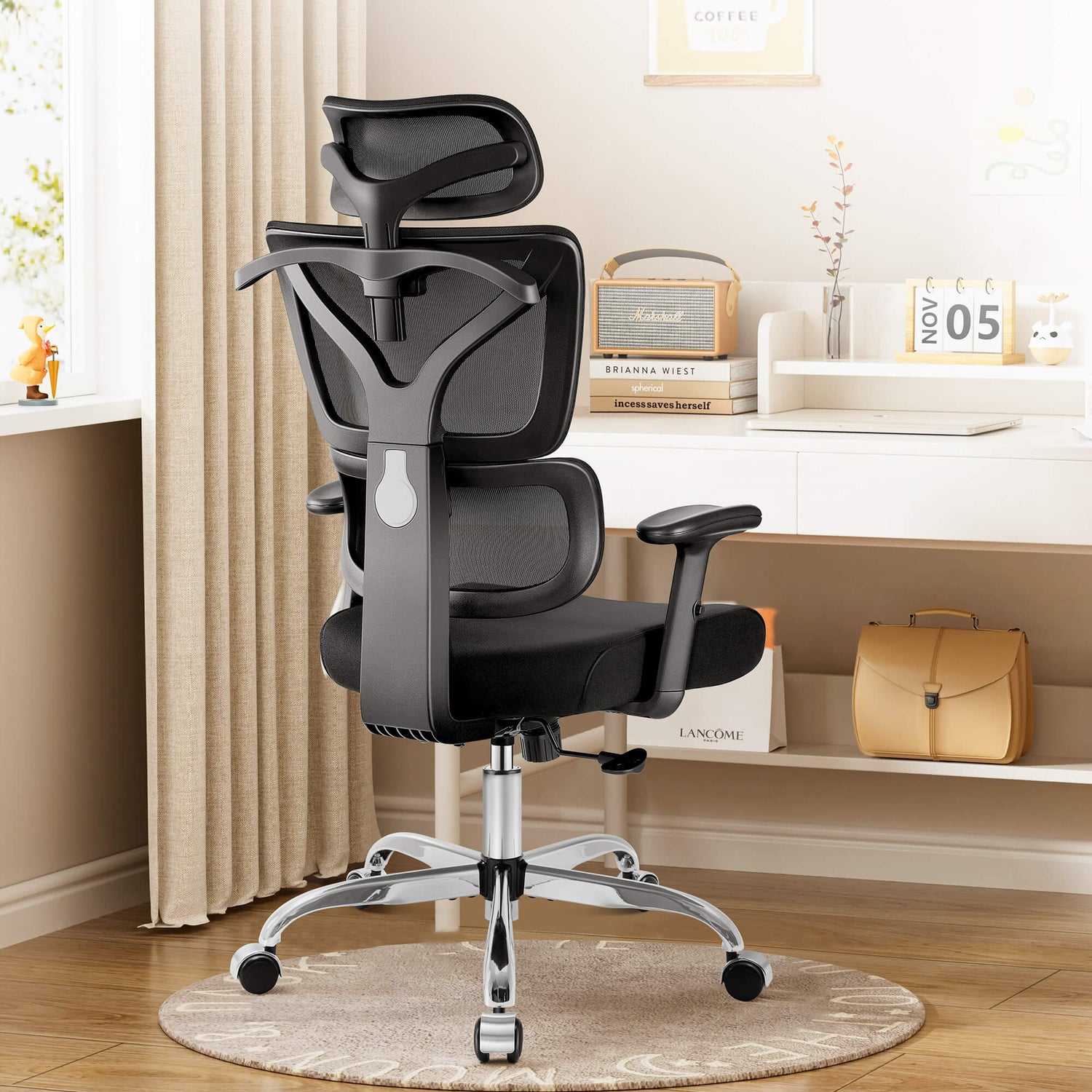 Ergonomic Office Chair with Adjustable Armrests and Headrest 999-S