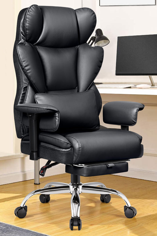 Big and Tall Leather Executive Back Support Office Chair
