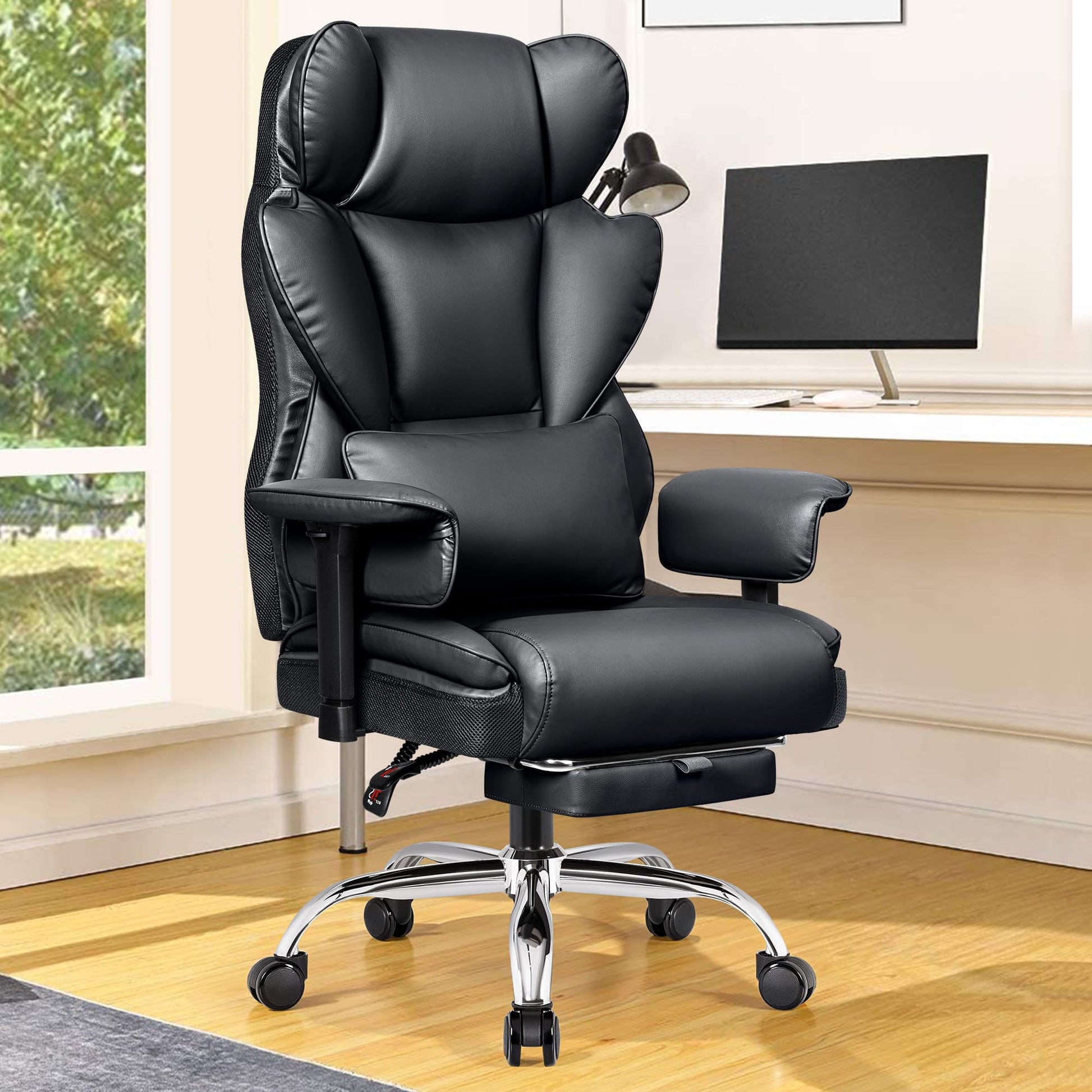 Big and Tall Leather Executive Back Support Office Chair