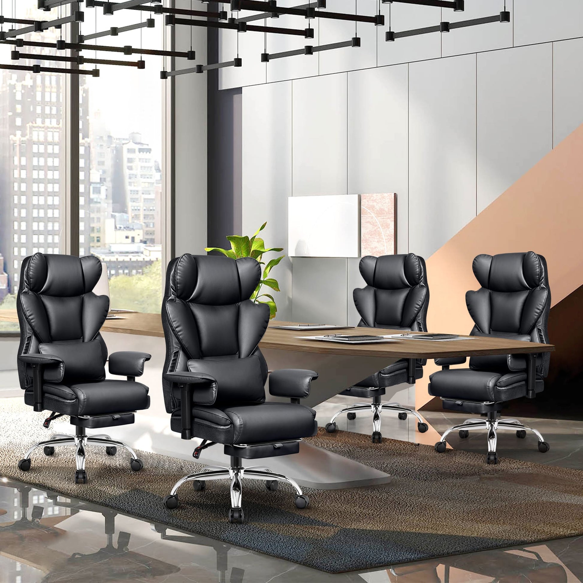 Big and Tall Leather Executive Back Support Office Chair