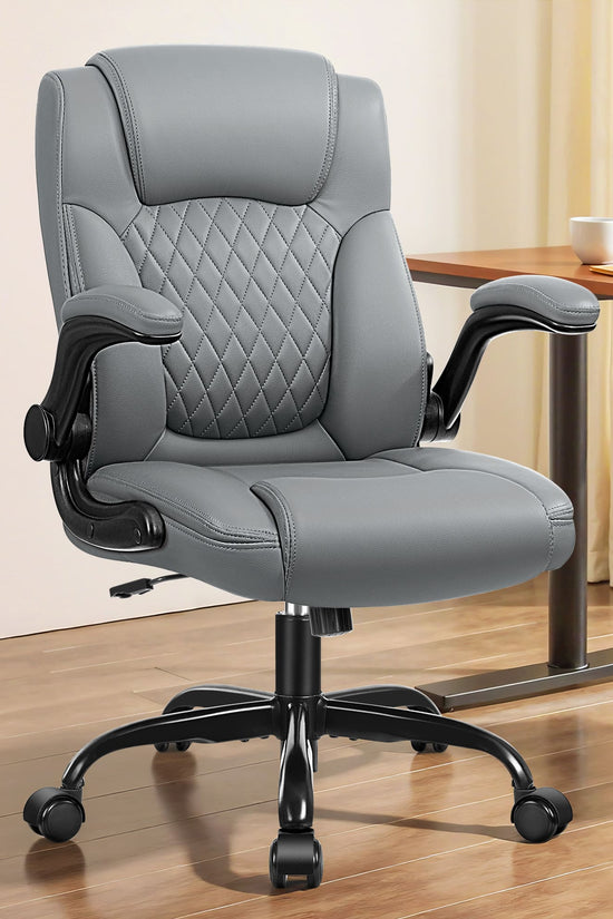 Big and Tall Leather Executive Back Support Office Chair 245