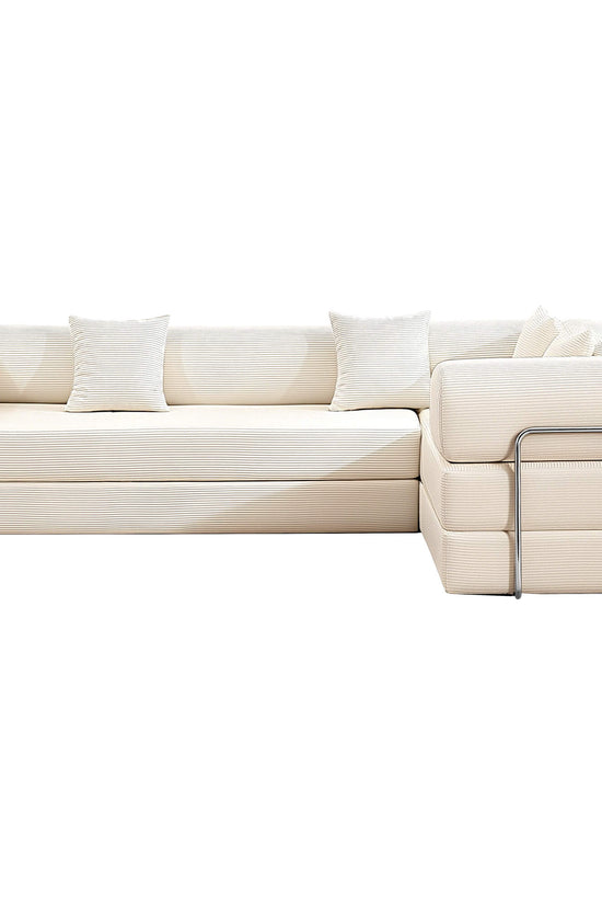 Combination Corner Sofa with High-Rebound Density Sponge