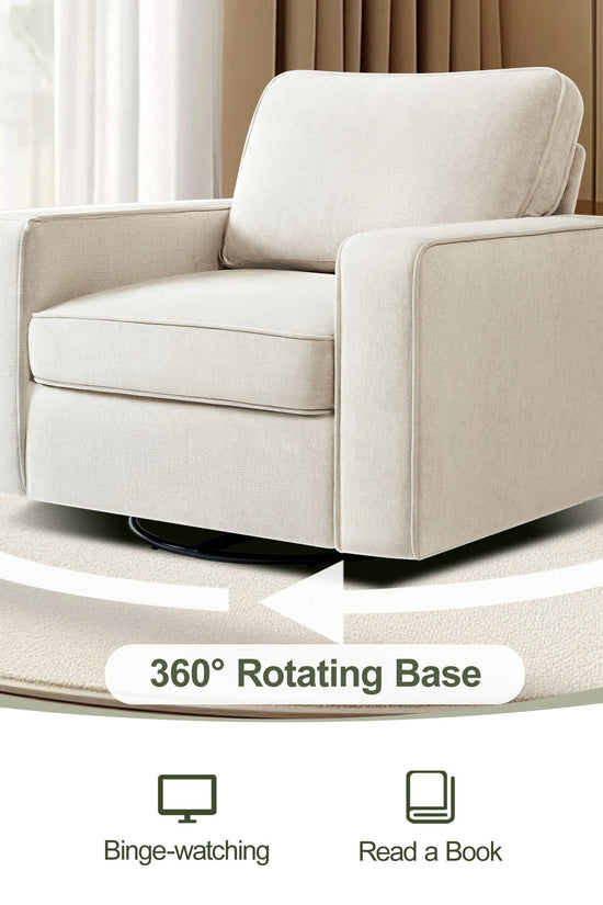 Modern Swivel Rotating Barrel Sofa Chair