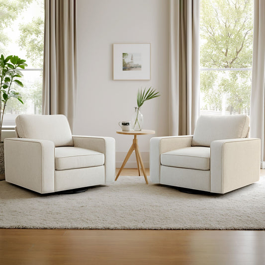 Modern Swivel Rotating Barrel Sofa Chair