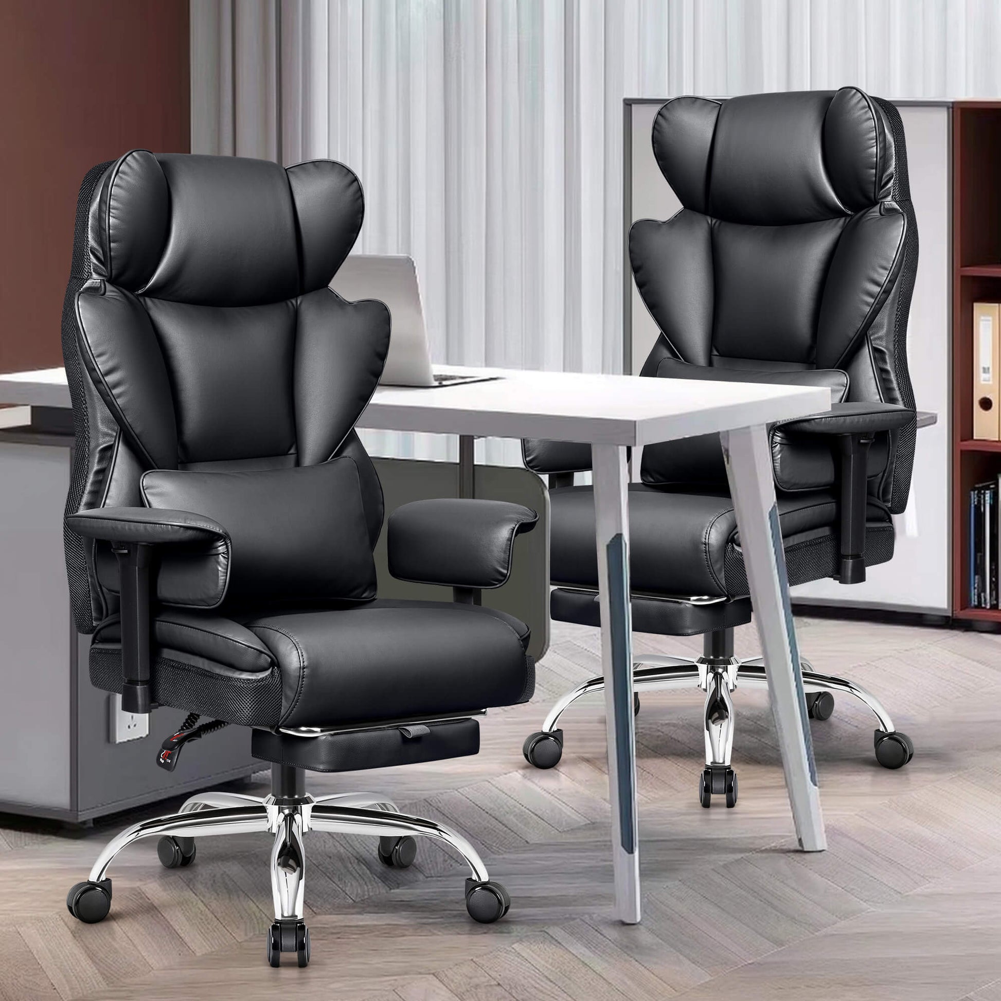 Big and Tall Leather Executive Back Support Office Chair