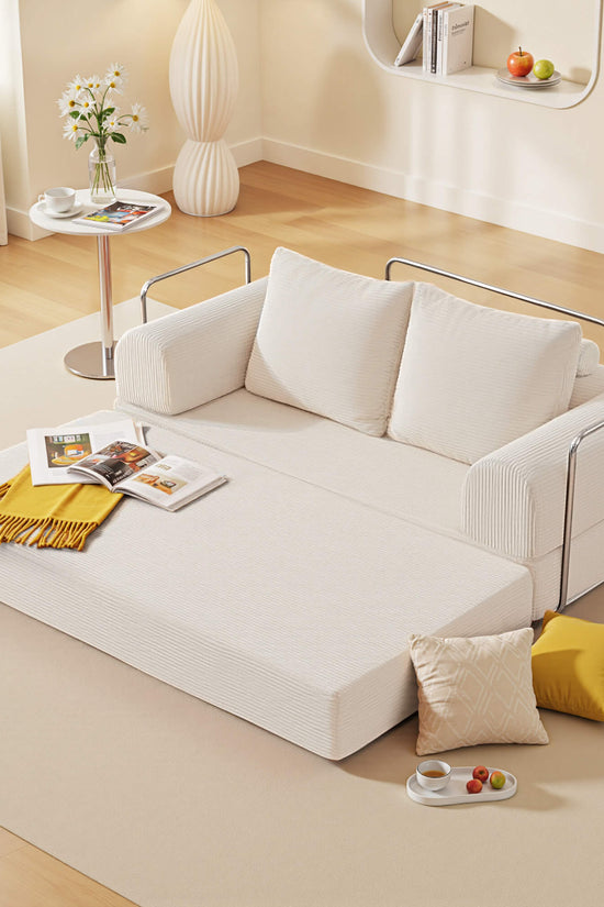 6-in-1 Combination Sponge Floor Sofa with Two Big Pillows