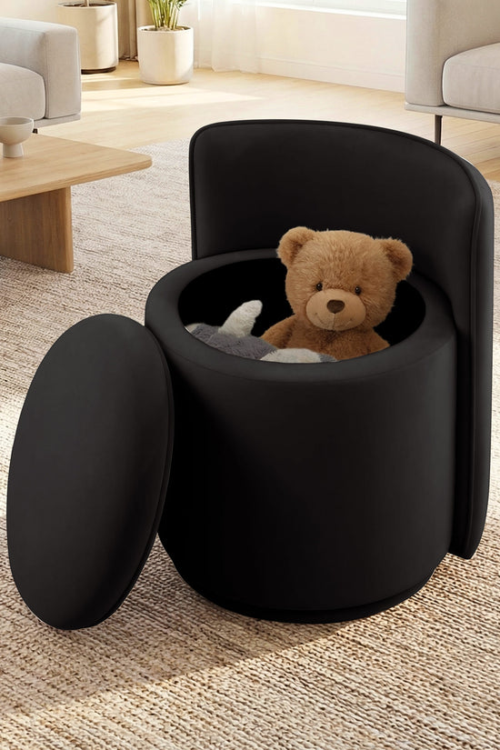 Velvet Vanity Chair With Storage