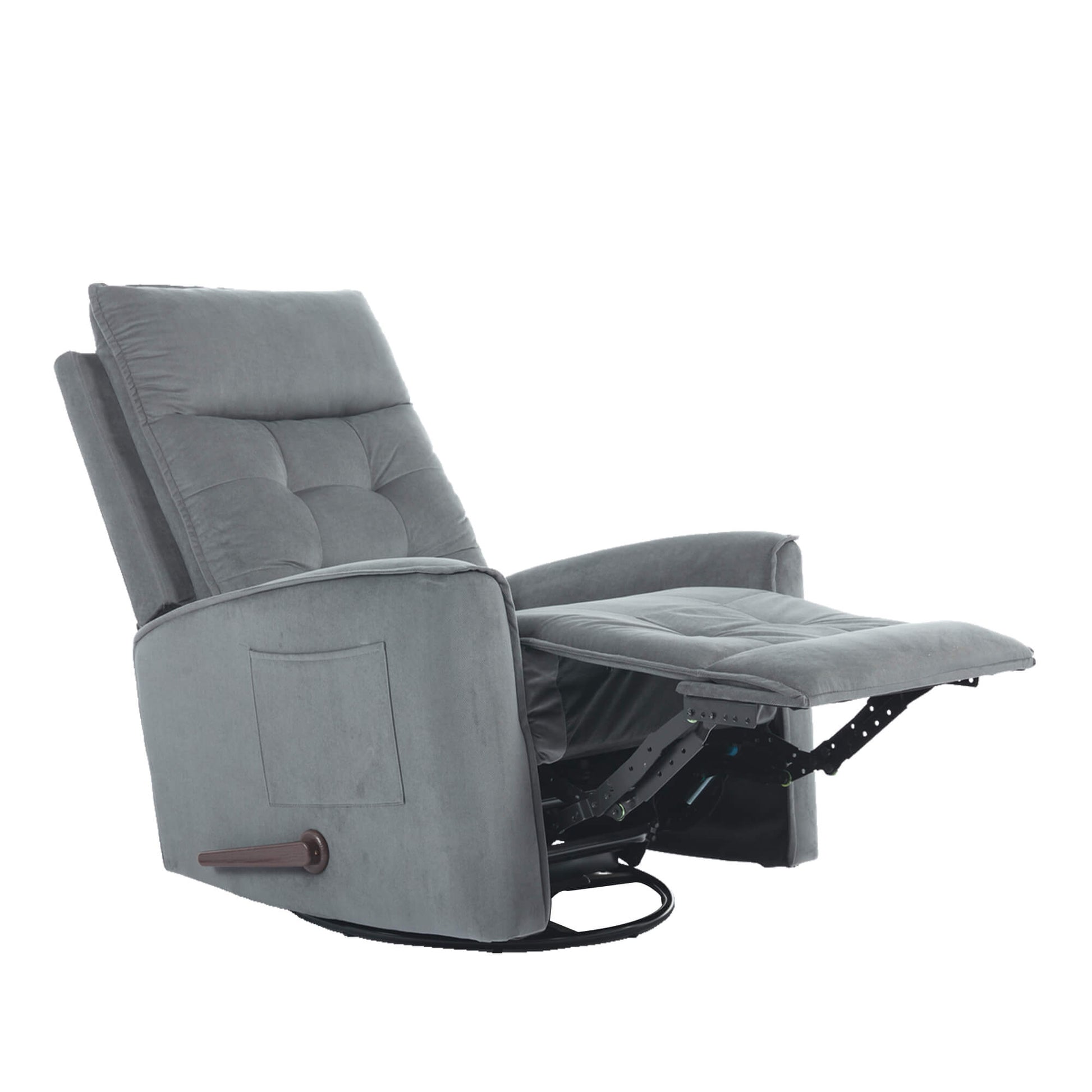 Manual Swivel Rocker Recliner Chair Glider Rocking Chair for Nursery