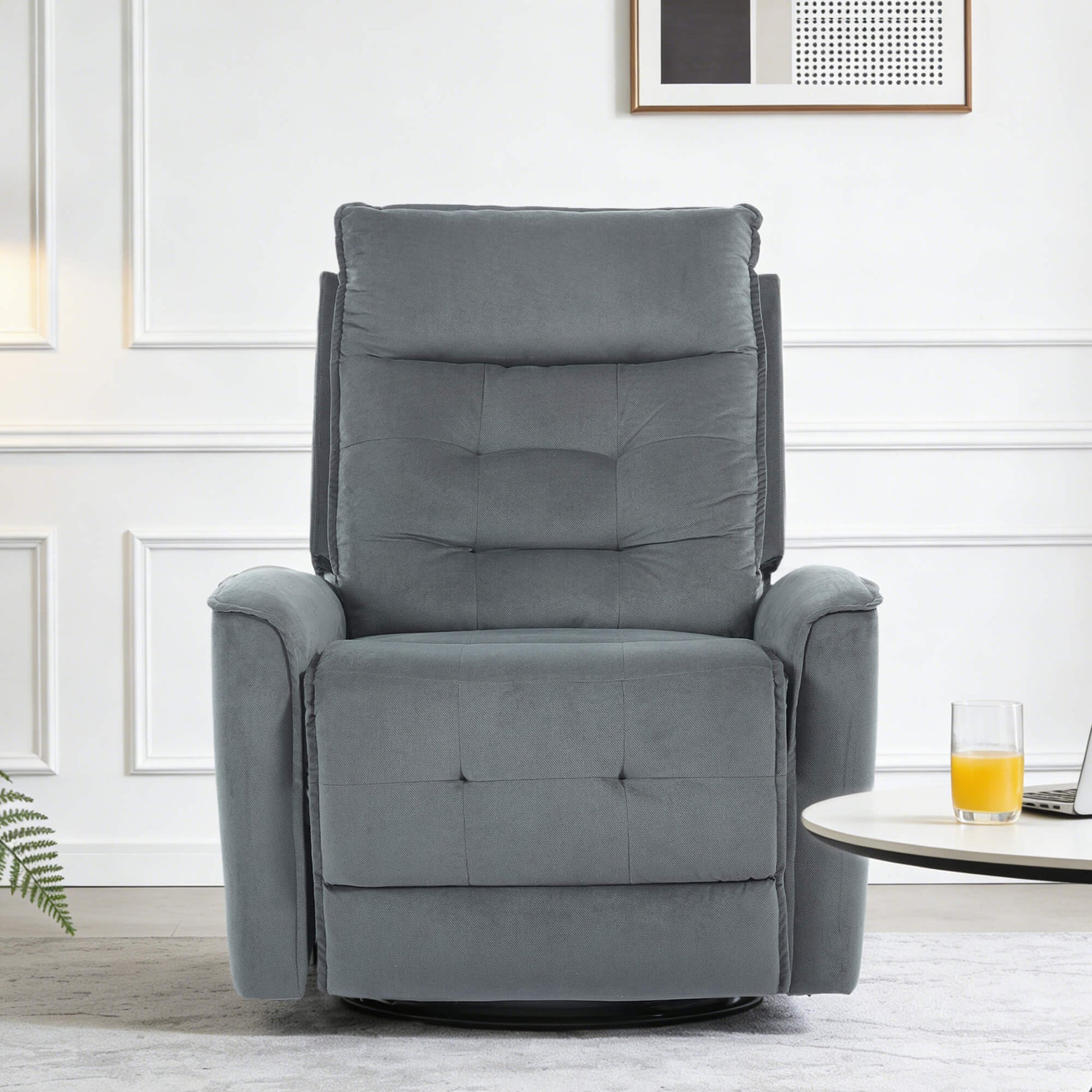Manual Swivel Rocker Recliner Chair Glider Rocking Chair for Nursery