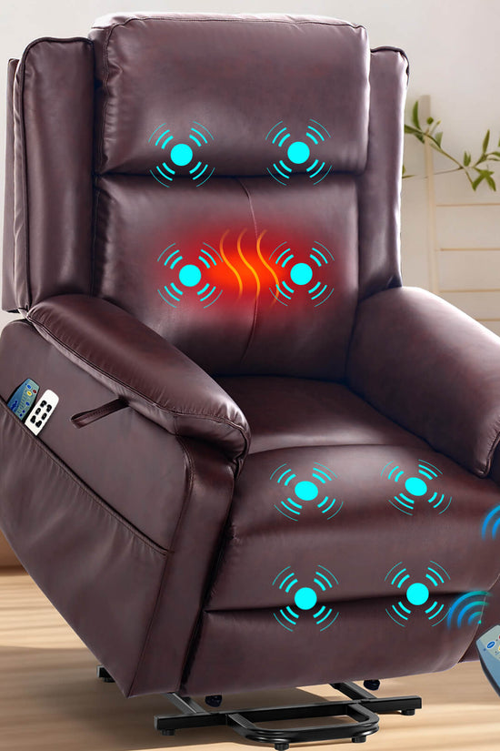 Zero Gravity Infinite Position Power Lift Recliner Chair W/ Massage and Heating