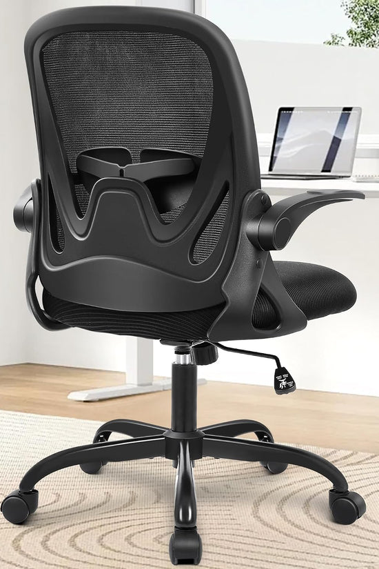 Ergonomischer Zeichenstuhl mit verstellbarem Fußring und hochklappbaren Armlehnen 934Z