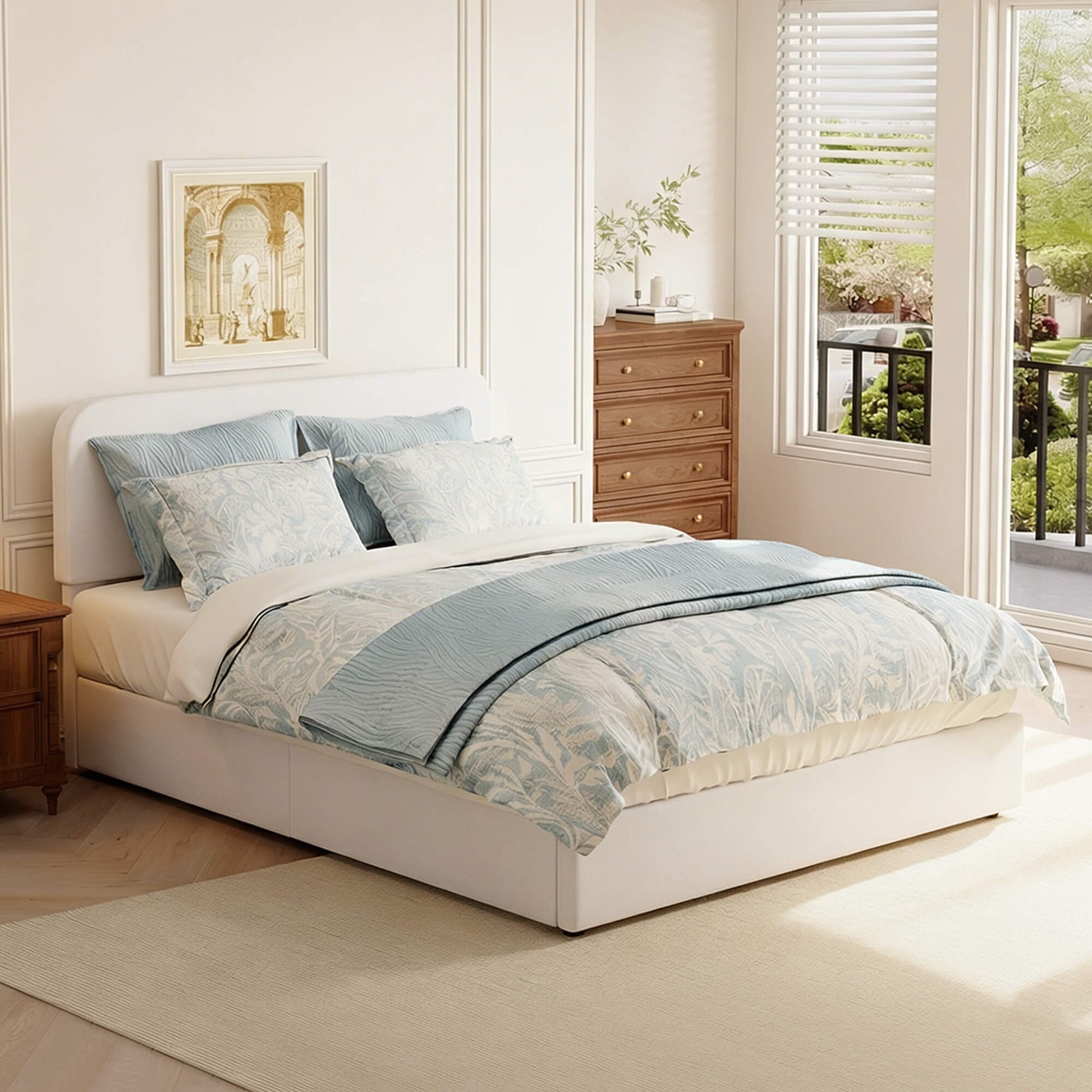 Nuvora Bed with Spacious Storage Drawers