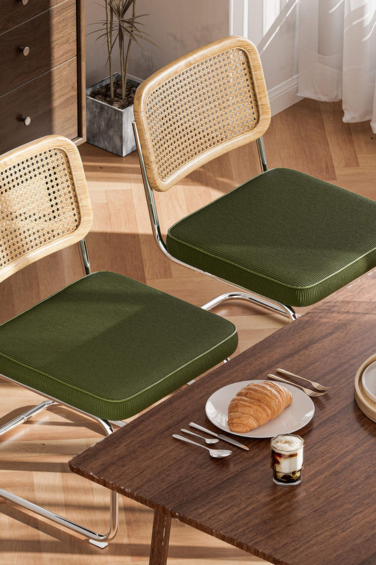 Natural Rattan Dining Chairs Set of 2