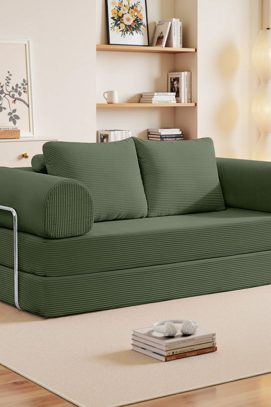 6-in-1 Combination Sponge Floor Sofa with Two Big Pillows