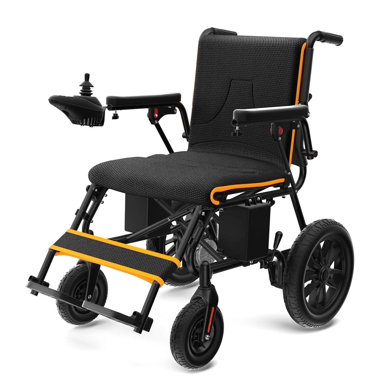 Electric Wheelchairs for Adults, Foldable Motorized Wheelchair for Seniors, 20 Miles Longer Travel Range, All Terrain Portable Power Wheelchair, 350 Lbs Capacity