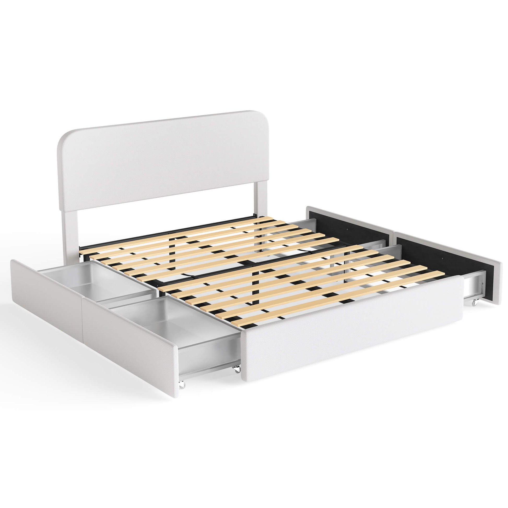 Nuvora Bed with Spacious Storage Drawers