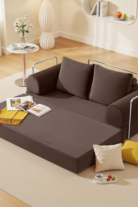 6-in-1 Combination Sponge Floor Sofa with Two Big Pillows