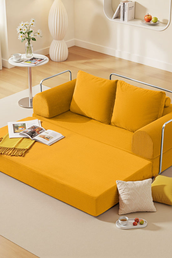 6-in-1 Combination Sponge Floor Sofa with Two Big Pillows