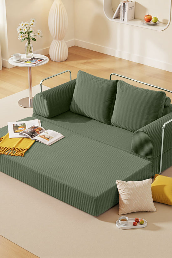 6-in-1 Combination Sponge Floor Sofa with Two Big Pillows