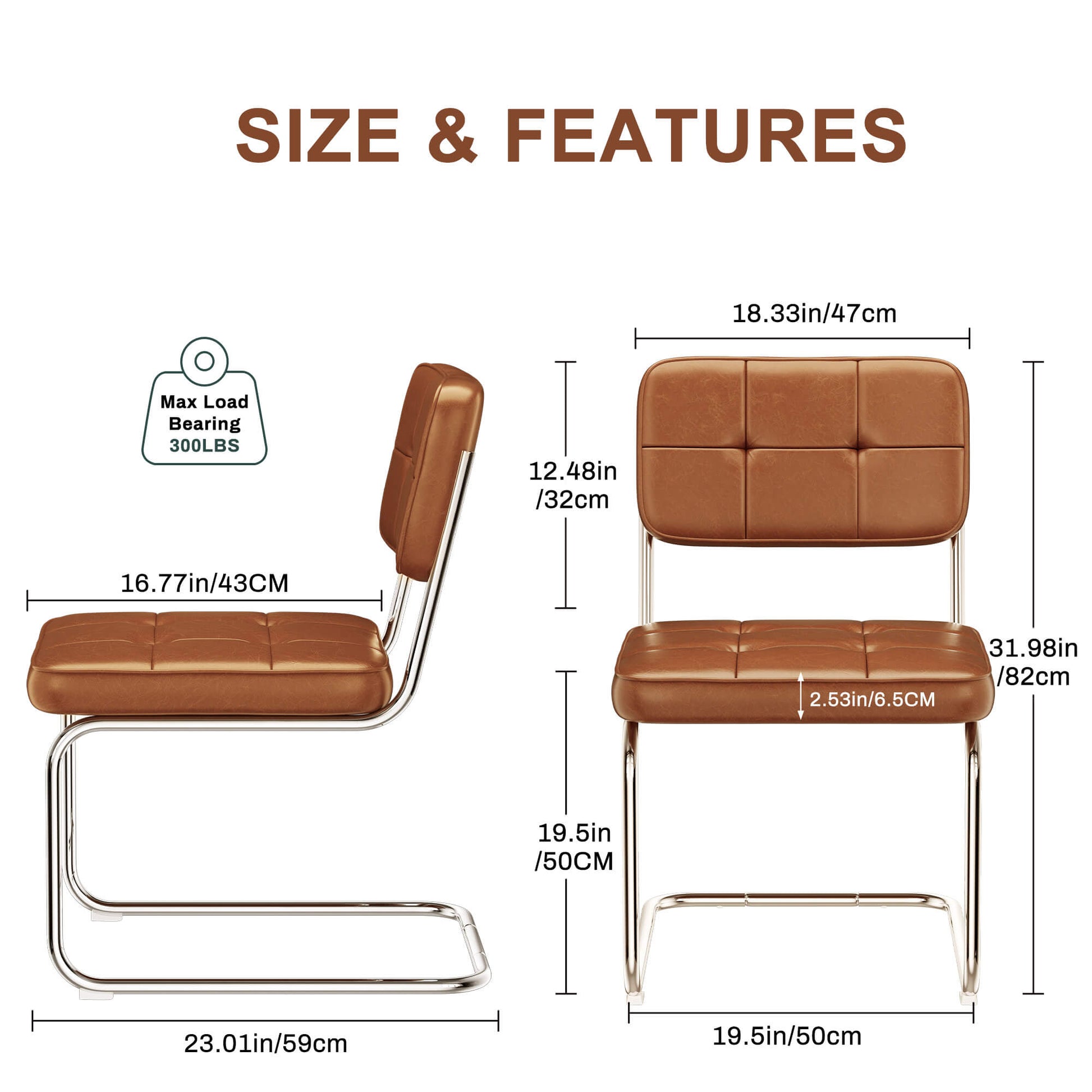 Modern Dining Chairs Set of 2